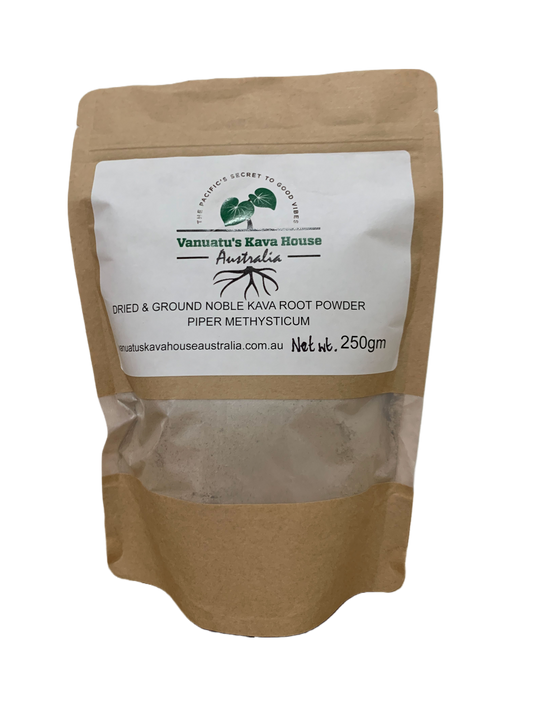 250 grams Kava (Piper Methysticum, dried powder root), Noble Variety